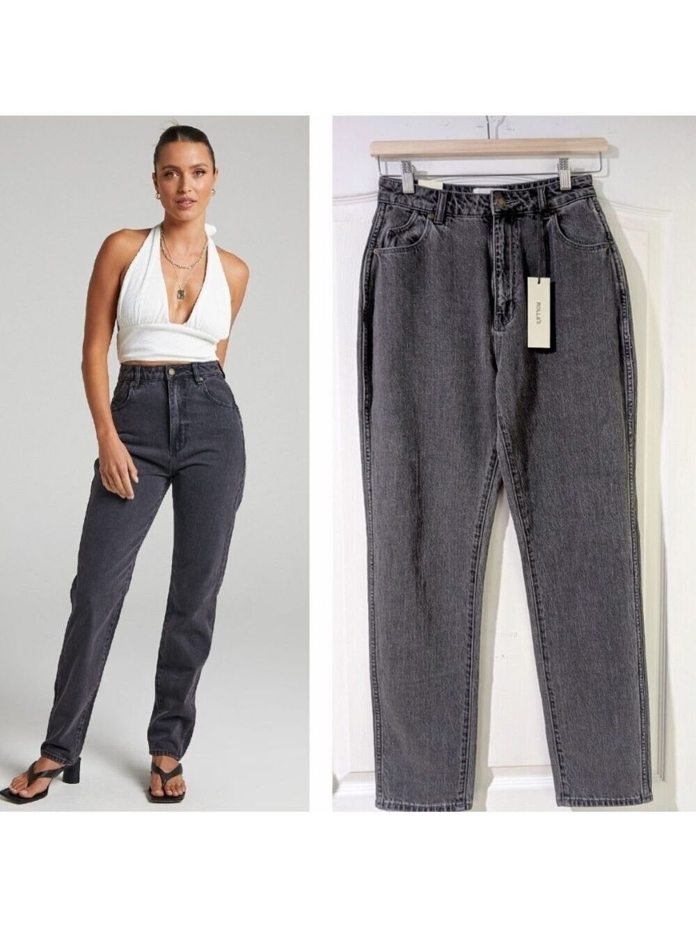 NWT Rolla's | Elle Straight Jeans In Comfort Smoke